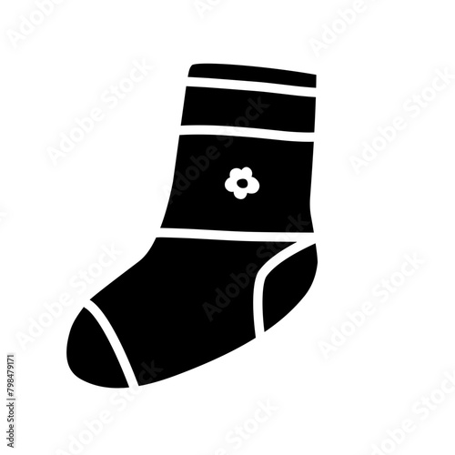 socking silhouette icon 