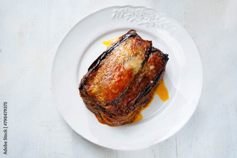 rustic italian eggplant parmigiana