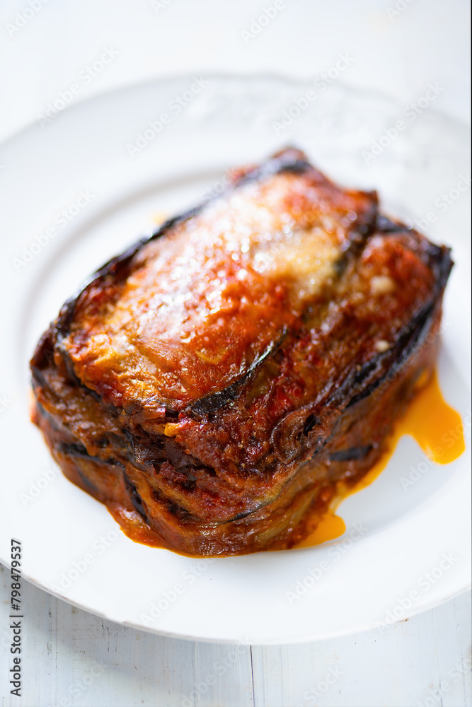 rustic italian eggplant parmigiana