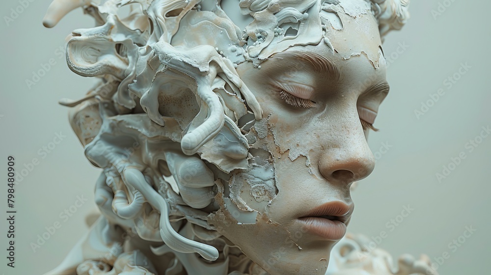 Perils Hum Intimate portrayal of human-machine symbiosis, illustrating the promise ...