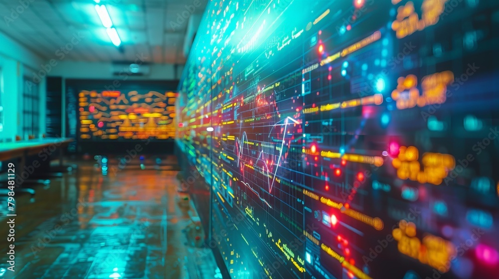 An interactive digital classroom, highlighting technology role in boosting cognitive abilities An interactive digital classroom, highlighting technology role in boosting cognitive abilities