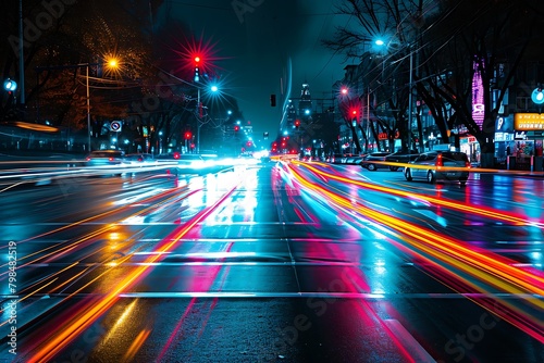 traffic in night © Usman