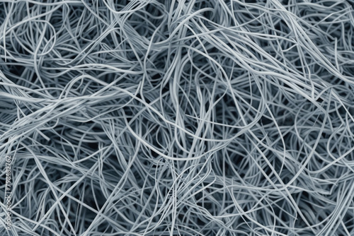 Texture Of A Bunch Of Gray Small Electronic Wires Mixed Together Created Using Artificial Intelligence