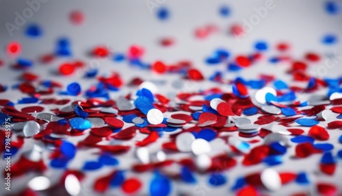  confetti color 4th blur day design independence background concept silver July blue red celebration abstract fourth 4 happy america flag us party freedom holiday summer 