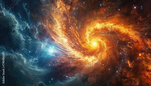 Cosmic Phenomena, Capture awe-inspiring phenomena occurring in the universe, such as supernovae, black holes, and gravitational waves © jamrut