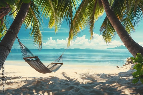 hammock on the beach