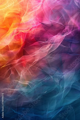 Colorful gradient backgrounds with abstract patterns created using generative AI technology.
