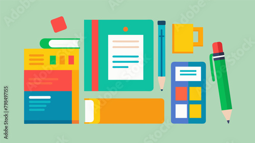 Specialized study tools such as colorcoded flashcards and highlighting pens that aid students with dysgraphia to organize and retain information..