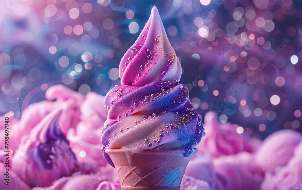 Celestial tastes intertwining within a universe of frozen treats Celestial tastes intertwining within a universe of frozen treats
