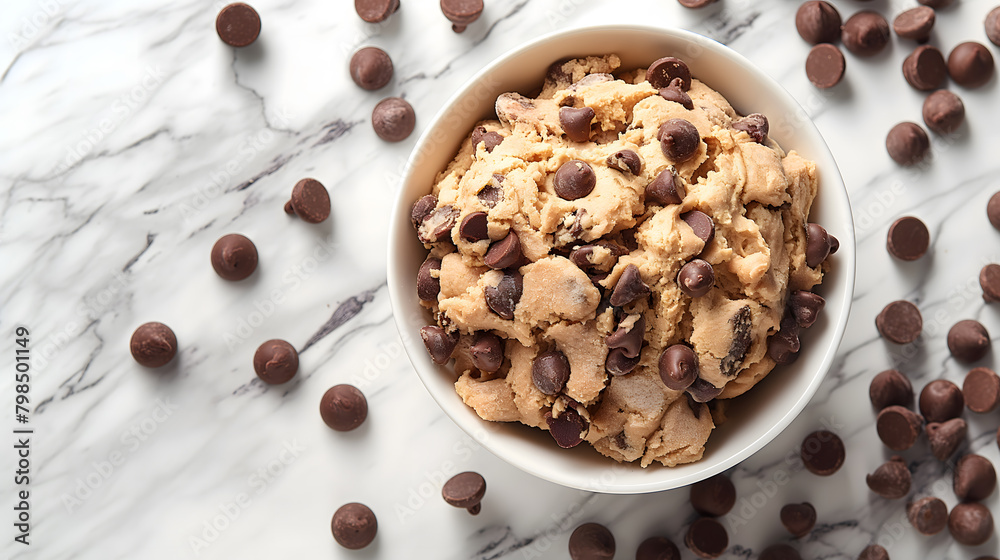 Delicious Homemade Chocolate Chip Cookies with White and Dark Chocolate Delicious Homemade Chocolate Chip Cookies with White and Dark Chocolate