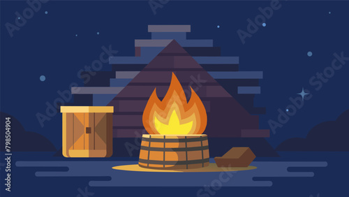 The gentle calming crackle of the saunas firewood and the faint glow of its embers encouraging a sense of comfort and coziness perfect for bedtime..