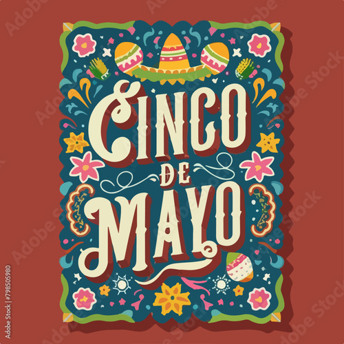 Cinco de mayo vintage poster , Cinco de mayo poster , Mexican party poster , Cinco de mayo retro style poster