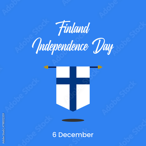 Finland Independence Day celebration graphic.