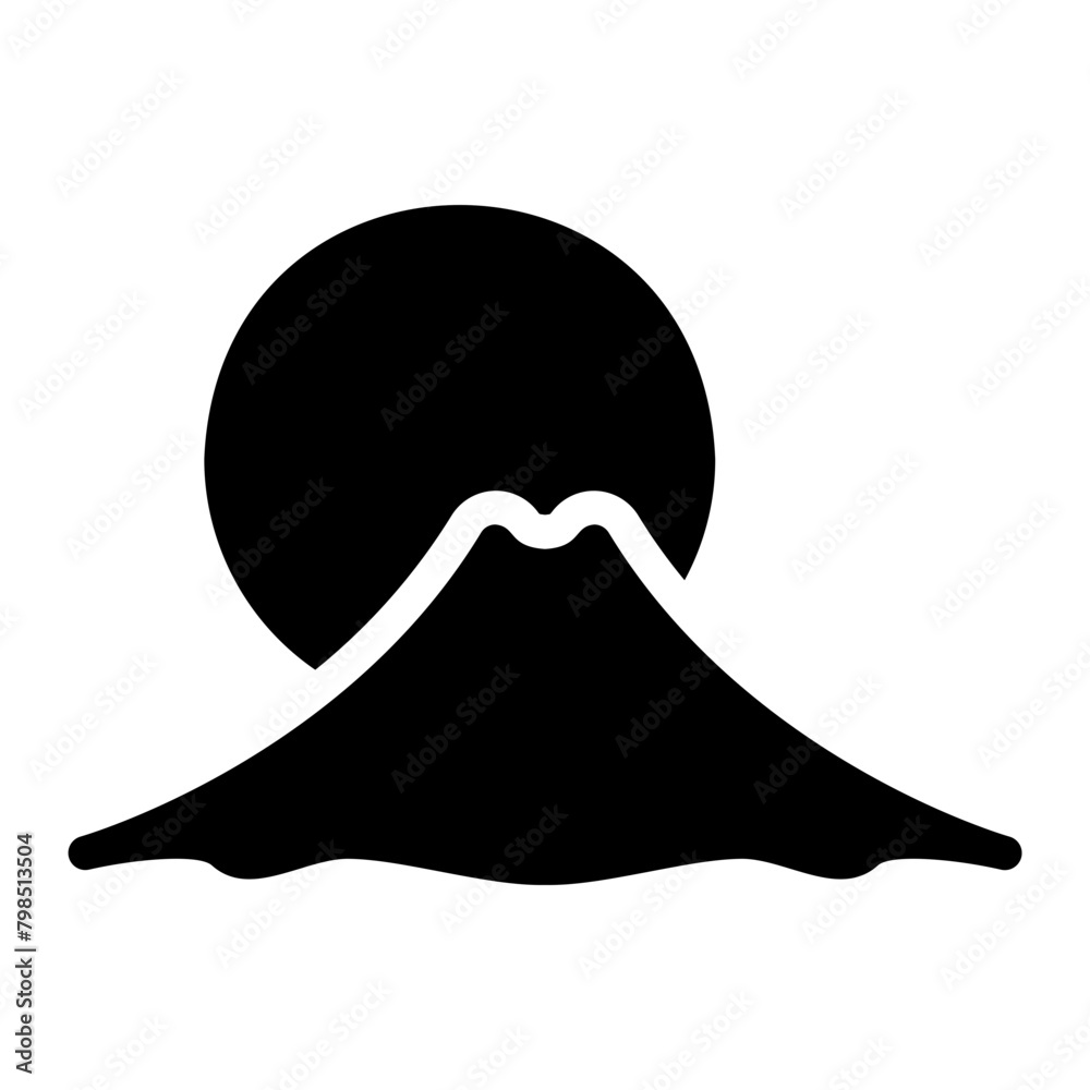 fuji glyph icon fuji glyph icon