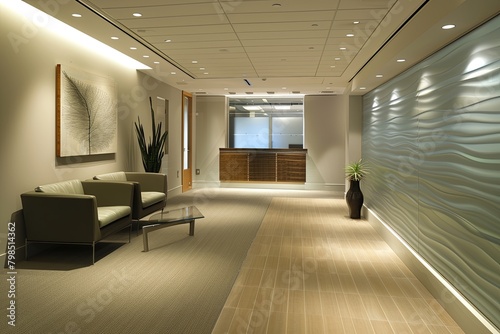 Space   Light  Abstract Design in Minimalist Modern Business Interiors