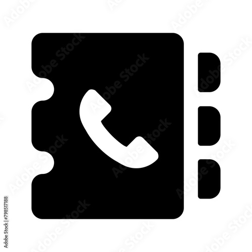 Contact icon. Address book, contacts book, number, call icon. Flat vector symbols. EPS 10