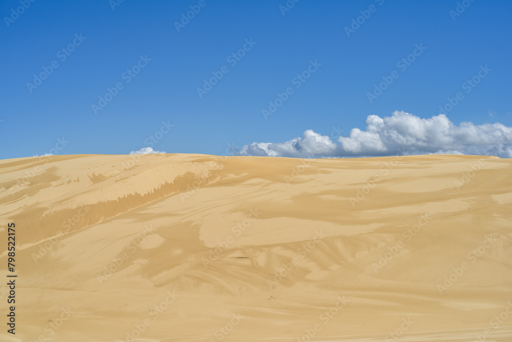 walk across the dunes to Tin City