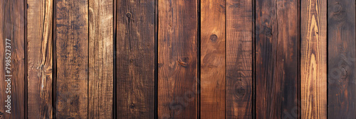 Dark stained wooden planks texture. High-resolution background for interior design, wallpaper, or graphic resources.