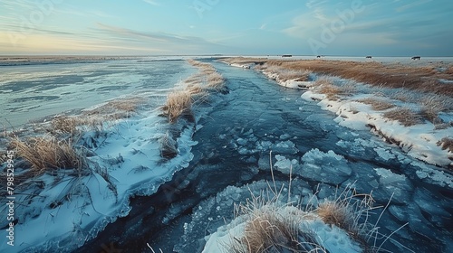Thawing Permafrost in Siberia: Capturing the Stark Beauty of the Melting Tundra
