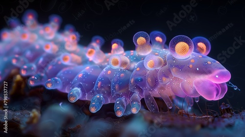 Luminous Life A Vivid Display of Protozoa Under the Microscope
