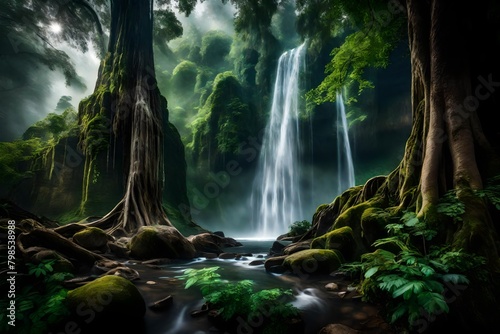 waterfall in the forest