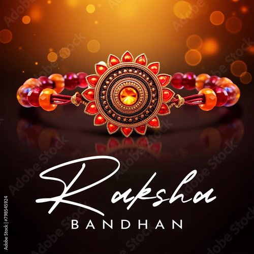 Raksha Bandhan background. Happy Raksha Bandhan festival celebration. August 30. Rakhi for Indian festival Illustration.