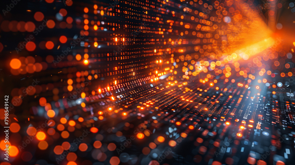 Abstract Digital Background with Binary Code and AI Algorithms Abstract Digital Background with Binary Code and AI Algorithms