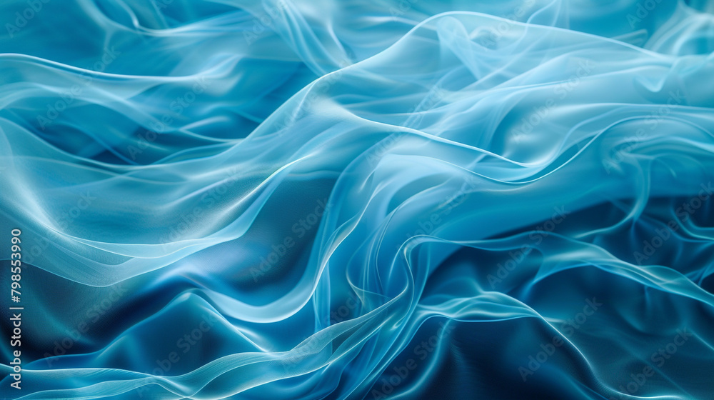 Turquoise Blue Fluid Wave Gentle Motion Turquoise Blue Fluid Wave Gentle Motion