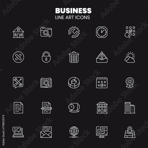 Business icons design, premium icons design, high quality vector format (ID: 798555174)