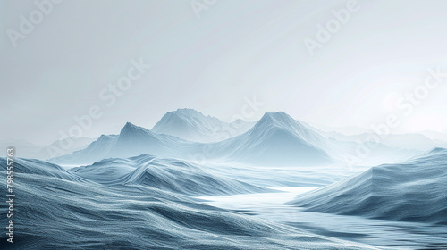 Tranquil minimalism in serene plain abstract backdrops.