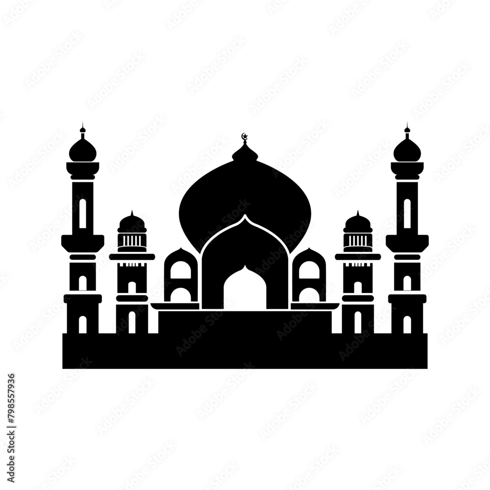 mosque vector icon