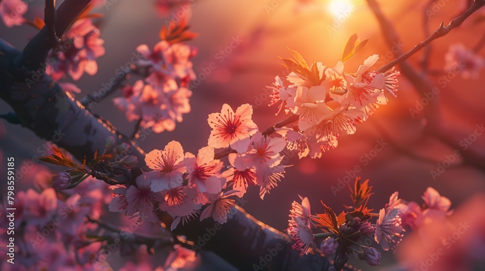 The cherry blossom, known as sakura, holds great cultural significance, marking the arrival of spring with its breathtaking beauty and serving as a symbol of renewal and fleeting beauty.