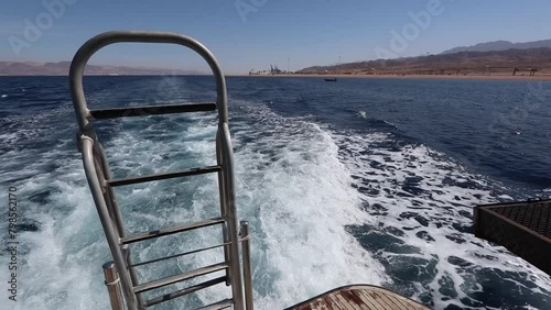 Scenic Marvels Along the Red Sea Cruise in Jordan. photo