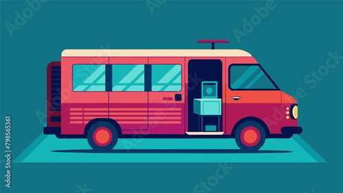 From the outside the van still appeared like any other on the road but inside the infrared sauna set it apart as a sanctuary on wheels..