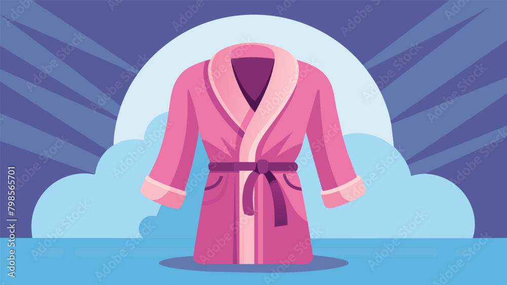 Obraz premium Soft plush robes await you as you step into the setting the tone for the indulgent day ahead..