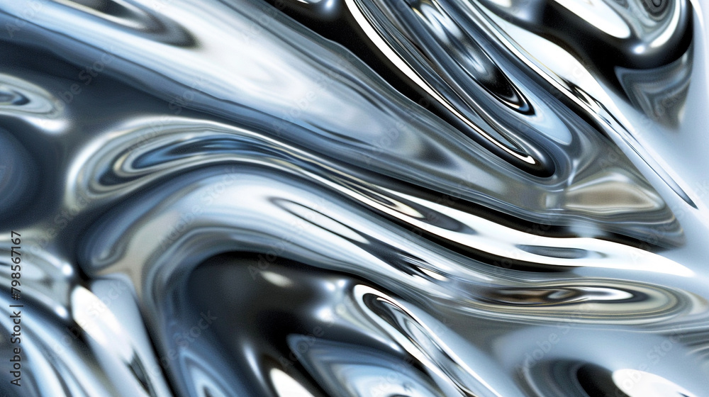 Platinum Smooth Fluid Abstract Art Platinum Smooth Fluid Abstract Art