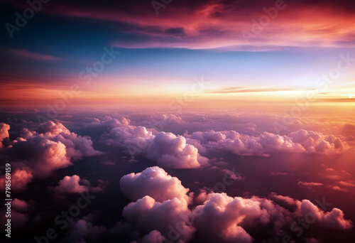 sky sunset clouds beautiful window airplane background frame nature sun aeroplane view cloud high travel plane interior looking flight vacation air aircraft airline aviation photo