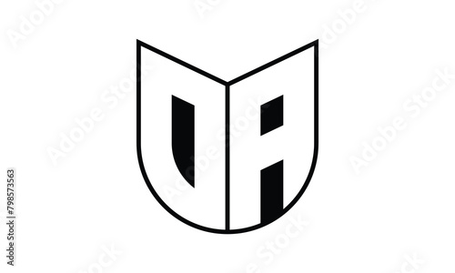 OA initial letter bat icon gaming logo design vector template. batman logo, sports logo, monogram, polygon, war game, symbol, playing logo, abstract, fighting, typography, icon, minimal, wings, battle
