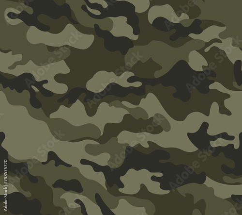  army camouflage vector seamless pattern, modern stylish background, khaki texture