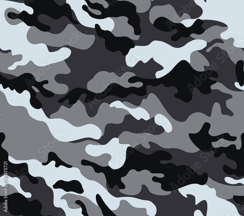 Gray camouflage background  military texture  modern pattern