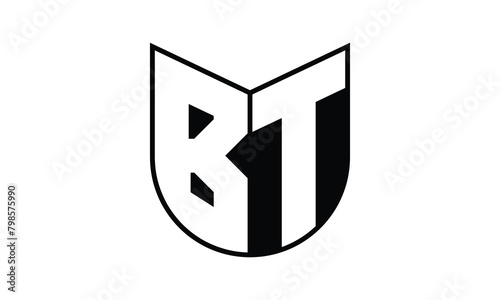 BT initial letter bat icon gaming logo design vector template. batman logo, sports logo, monogram, polygon, war game, symbol, playing logo, abstract, fighting, typography, icon, minimal, wings, battle