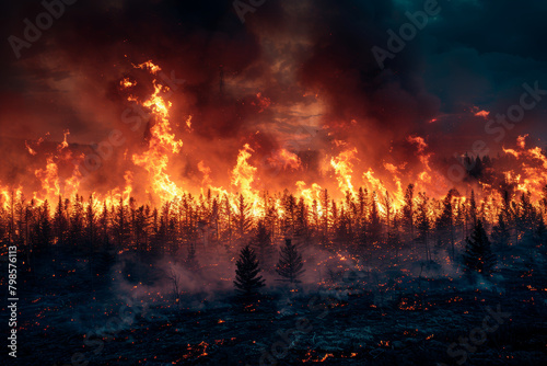 wildfire_engulfing_a_forest