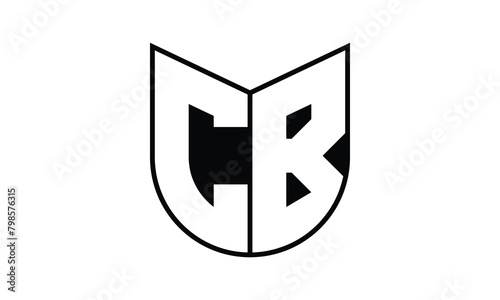 CB initial letter bat icon gaming logo design vector template. batman logo, sports logo, monogram, polygon, war game, symbol, playing logo, abstract, fighting, typography, icon, minimal, wings, battle