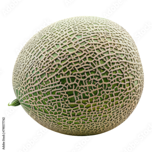 Ripe melon isolated on transparent background