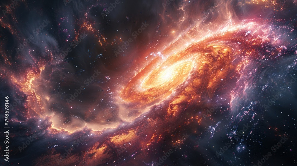 galaxy in space galaxy in space