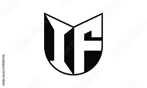 IF initial letter bat icon gaming logo design vector template. batman logo, sports logo, monogram, polygon, war game, symbol, playing logo, abstract, fighting, typography, icon, minimal, wings, battle