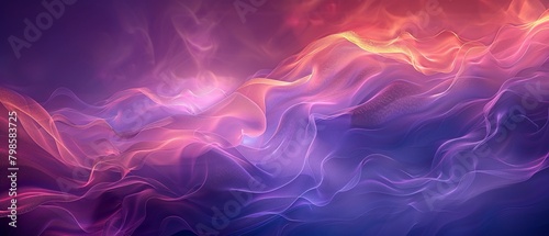 Abstract purple neon background with colorful gradient Blurred background moving in transition of colors