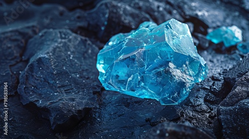 blue crystal mineral