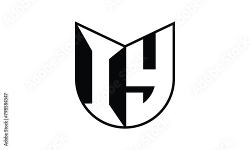 IY initial letter bat icon gaming logo design vector template. batman logo, sports logo, monogram, polygon, war game, symbol, playing logo, abstract, fighting, typography, icon, minimal, wings, battle