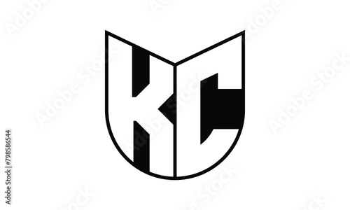 KC initial letter bat icon gaming logo design vector template. batman logo, sports logo, monogram, polygon, war game, symbol, playing logo, abstract, fighting, typography, icon, minimal, wings, battle